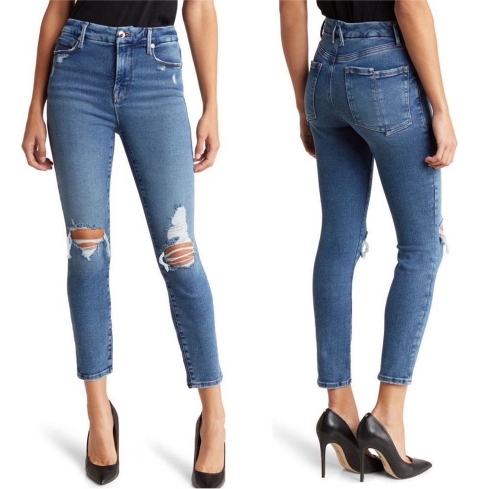 Good American Good Legs Crop Denim